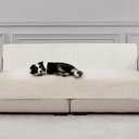 Dog Bed Cover Couch Cover for Pets, Anti-Slip Washable Couch Pads for Cushion & Sofa Furniture Protector (Cream White, 58x82 inch)
