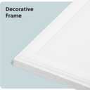 U Brands Farmhouse Magnetic Dry Erase Board White Board, 24" x 18", White Wood Style Frame, Includes 2 Magnets