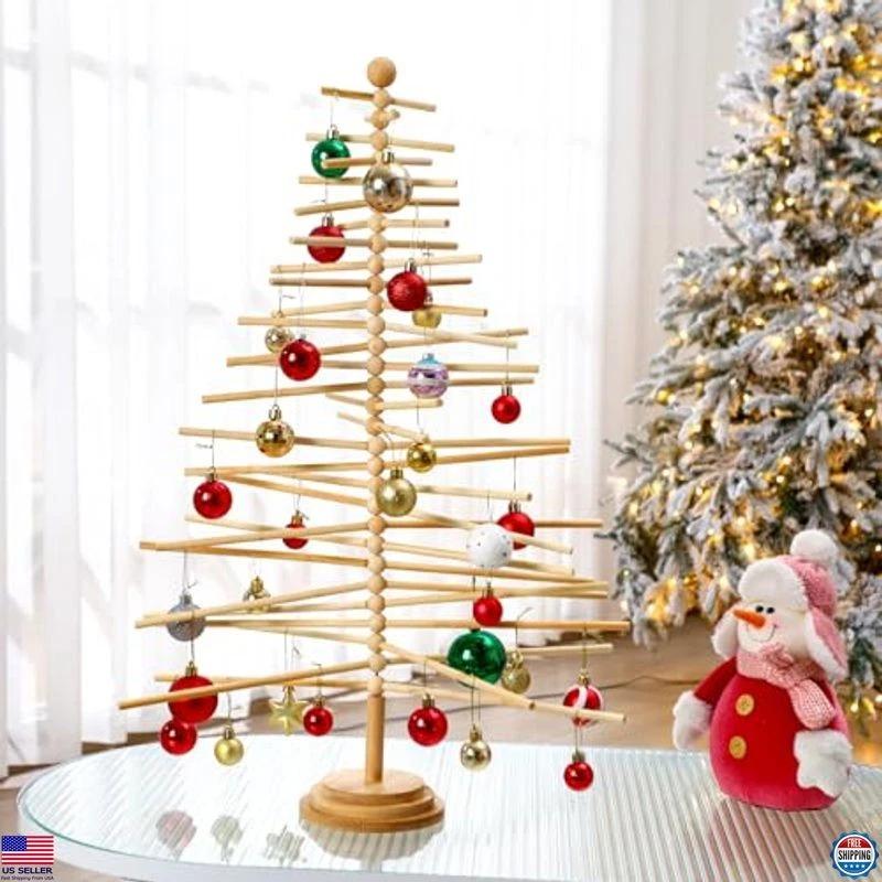 Roowest 29.53" Wooden Christmas Tree Stand