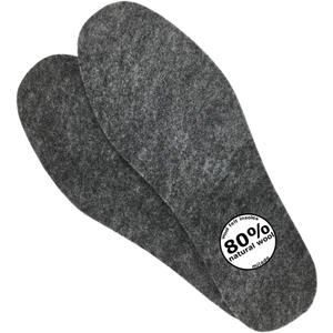 Wool Felt Warm Insoles,Soft Insert Insoles for Boots and Shoes,Wool Insoles for Men Women (Men's 9/Women's 10), Gray