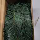 Christmas Green Garland Christmas Decorations Artificial Greenery 50 FT Non-Lit Soft Faux Pine Garland Indoor Outdoor Holiday Decor for Tree Stair Railing Front Door Window Mantle Fireplace Home Party