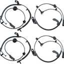 ABS Wheel Speed Sensor Front Rear fit for Jeep Patriot Compass Dodge Caliber 2007 2008 2009 2010 2011 2012 2013 2014 2015 2016 2017, Left Driver & Right Passenger ALS2084 ALS2088 ALS2086 ALS1819 4pcs