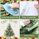 Tudomro Christmas Party Decoration Large Christmas Tree Photo Backdrop 4x6 ft Fabric Removable Xmas Tree Photo Backdrop Cutout for Holiday Xmas Party Home Classroom Office Indoor Outdoor Decor