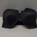 Vanity Fair Women's Full Figure Beauty Back Smoothing Bra, 4 Way Stretch Fabric, Lightly Lined Cups up to H (Underwire - Black), 42H US