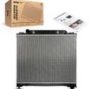 KAX CU1995 Engine Radiator, Compatible with E-150, E-250, E-150/E-250/E-350/E-450 Econoline/Club Wagon/Econoline Club Wagon/Super Duty, Econoline Super Duty(w/ 3/8 Transmission Oil Cooler Connections)