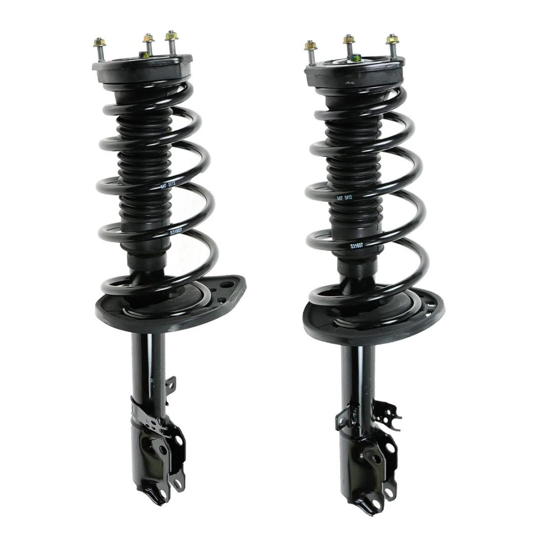 TRQ Rear Strut & Coil Spring Assembly Set Driver & Passenger Sides Compatible with 07-12 Lexus ES350 06-12 Toyota Avalon 07-11 Camry