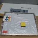 Magnetic Dry Erase White Board with Stand, 16" x 12" Desktop White Board