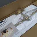 Gold Bathroom Vanity Light 3-Lights Bathroom Light Fixtures Over Mirror with Clear Glass Shade 22.4 inch Wall Sconce Lighting Bath(Exclude E26 Bulb)