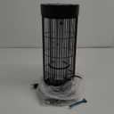 Large Size Bug Zapper Outdoor for 1/2 Acres with 13FT Power Cord, 4000V Instant Killing Grid Removable Hanging High Power Outdoor Mosquito Killer, Fly Trap Lamps for Camping Patio Home (Black)