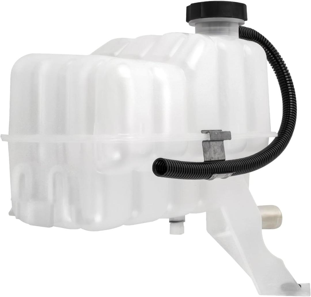 Coolant Reservoir Tank with Sensor and Cap Coolant Overflow Tank Compatible with Silverado 1500 Sierra 1500 Tahoe Suburban 1500 Yukon Escalade Avalanche H2 Replace 15203949 603102