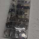 NEIKO 50455A E-Clip Assortment Set | 300 PCS, 9 SAE Sizes, Heat Treated External Retaining Clips, 1/16" - 7/8 Inch | High Carbon Steel Circlip Kit, Anti Walk Washers, Retaining Rings