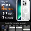 Magnetic Compatible with iPhone 13 Pro Max Case, [Built-in Invisible Kickstand][Compatible with MagSafe][Military Grade Shockproof] Slim Translucent Matte Phone Case for iPhone 13 Pro Max 6.7"