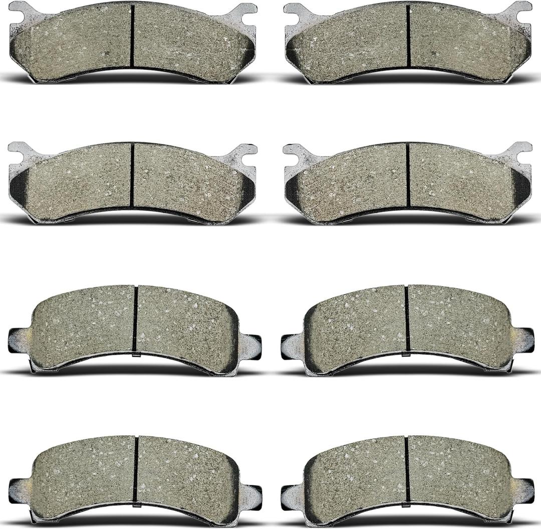 D785 D974 Front Rear Brake Pad Kit For Cadillac Escalade 2002-2006,For Chevrolet Avalanche 1500 2002-2006,For Chevrolet Suburban 1500 2002-2006,For Chevrolet Tahoe 2002-2006,For GMC Yukon 2002-2006