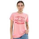 qdl Valentine's Shirts for Women - Cute Heart Short Sleeve Tee Valentine's Day Blouse Top (Pink, XXL)