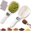 2pcs Digital Measuring Spoon Scale,Electronic Measuring Spoon 800g/0.1g High Precision with Screen,Adjustable Measuring Spoon for Cooking, Pet Food,Daily Meals