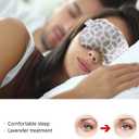 2 in 1 Heated/Ice Eye Mask Moist Heat Eye Mask Lavender & Flaxseed Sinus Pillow Microwavable for Dry Eye,Styes,Sinus Pain,Headache,Migraine,Puffy or Swollen Eyes Irritated and Inflamed Eyelid Bumps