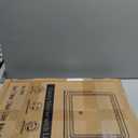 ROLOVE Gold Vanity Mirror with Lights - Smart Touch Dimming, 3-Color Lighting, 360 Rotatable Desktop Makeup Mirror for Desk, 22"x17"