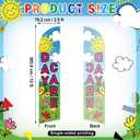 SmoothNovelty 2.5x12ft Daycare Swooper Feather Flag Now Enrolling Day Care Feather Flag for Schools, Child Care, Daycares, and Montessori Schools