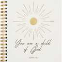 OXW Spiral Bible Journal Notebook, Christian Scripture Prayer Journal Gifts for Women Men Church Notes, Bible Study Supplies Notebook for Note Taking, You Are A Child of God, Hardcover Lined Notebook 5.5 x 8.3