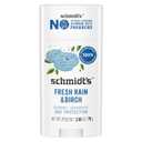 Schmidt's Aluminum-Free Vegan Deodorant Fresh Rain & Birch with 24 Hour Odor Protection, for Women and Men, Natural Ingredients, Cruelty-Free, 2.65 oz