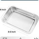 Drip Pans for Weber, Disposable Aluminum Foil Grease Trays for Weber Grills, Universal Replacement Liners for Weber Series, 8.6" x 6" - 20 Pcs