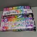 Tulip One-Step Tie-Dye Kit Party for 5, Large Party Activity, Arts & Crafts Gift, Vibrant Colors, Permanent Fabric Dye, Easy Clean-up, 8 Fun Techniques Included, 15 Prefilled Full Size Bottles