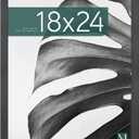 Studio Gallery Poster Frame, 18x24, Black Woodgrain, 1-Pack
Studio Gallery Poster Frame For Photos & Art Prints, 18x24 Inch, Black Woodgrain Engineered Wood, 1-Pack