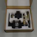 Front Door Lock Set Exterior Door Lock Set,Door Handle with Single Cylinder Deadbolt Lock,Keyed Alike Door Locks for Front Door(Matte Black,1Pack Set)