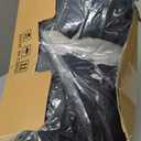 Cozy Bliss Faux Fur Throw Blanket for Couch, Fuzzy Soft Plush Thick Bubble Blanket for Sofa Bedroom Living Room, 60 * 80 Inches Black