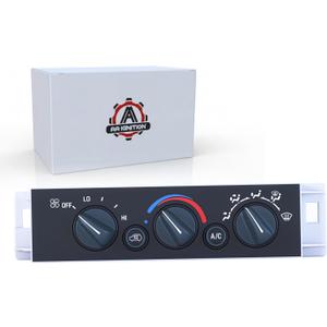 AC Heater Climate Control Module for Chevy, Cadillac, GMC Escalade, C1500, C2500, C3500, K1500, K2500 Suburban, C3500HD, Tahoe Control Panel - 16231175, 16238895, 16240115, 15-72548, 599-007, 9378815 (Without Rear Defogger Button)