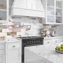 30-Sheet Marble Subway Tile Peel and Stick Tile, 4 in. x 12 in. Stone Composite Waterproof Backsplash Tiles for Kitchen, Bathroom, Fireplace(Gold Marble)