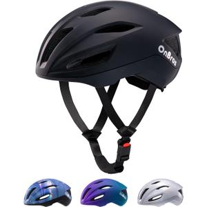 Adult Cycling Bike Helmet, OnBros Lightweight Unisex Bicycling Helmets for Men and Women, Adjustable Fit CPSC Certified Bicycle Helmet
