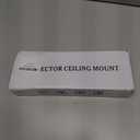 Adjustable Projector Ceiling/Wall Mount - 3-in-1 Universal Bracket for Projector Mounting, Universal Height Adjustable Mount Holder with Extension Pole (White)