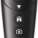 Scrolling Ring Remote Control for TikTok, Bluetooth Remote for iPhone, iPad, iOS, Android, Page Turner, Tap Tap TikTok, Fingertip Wireless Remote Control,Black