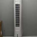 3 In 1 Portable Air Cooler, 70° Oscillating Fan, Tower Fan with Remote Control, Bladeless Floor Fan, 12H Timer, 3 Speeds, 4 Ice Packs, Air Conditioner Portable for Room Office