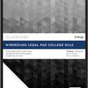 Іуе ща 2, Silverpoint Top Wire Legal Pad, College Rule, Heavy Back, 8.5 x 11.75 Inches, 70 Sheets, Protective Cover, Gray/Black (51073) And BIC Pen