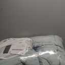 KASENTEX Super Ultra Soft Luxury Plush Sherpa Comforter Queen Size, Cozy Reversible Faux Fur Machine Washable Bedding, Cloud Blue