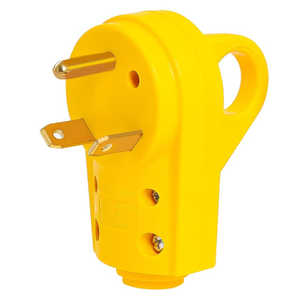 Wadoy 30 Amp RV Plug - Yellow Camper Plug with Handle - 55245