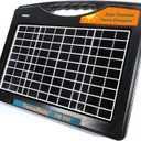 FenceMate Solar Powered Fence Charger 0.65J to 30 Miles for Containment of Livestock, Poultry or Hobby Farming, Portable Electric Fence Charger for Exclusion of Nuisance or Wild Animals Low Impedance
