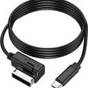 USB-C to AMI MMI Aux Adapter Cable for Apple iPhone 15/16, Apple MFi Certified Car Audio Dongle Compatible with Audi A3/A4/A5/A6/A7/A8/S4/S6/S8/Q5/Q7/R8/TT 2011-2016, VW CC Magotan (4 FT)