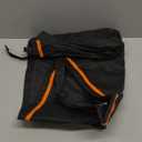 [Upgraded 1000D Heavy Duty Fabric] 32 Fire Pit Cover Round for 29- 32 Fire Pit/Tables, Waterproof Tear & Fade Resistant Firepit Cover with Buckle, Handle, Drawstring, Air Vent (32D x 16H,Black)