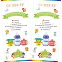 Baby Bottle Labels for Daycare, Self-Laminating, Waterproof Write-On Name Labels