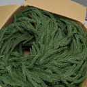 24 FT (4 * 6FT) Christmas Norfolk Pine Garland, Real Touch Dense Faux Greenery Garland for Mantle, Table, Wall, Indoor & Outdoor Christmas Decorations