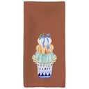 Tzhim Fall Kitchen Towels, Chinoiserie Pumpkin Decorative Fall Hand Towels, Bowknot Coquette Dish Towel Dishcloths Tea Towel for Kitchen Decor, Farmhouse FallKitchen Bathroom Decor, Brown 16x24in