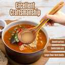 Wooden Spoons for Cooking, 12PCS Teak Wooden Kitchen Utensil Set with Spoon Rest - Smooth Finish, Non-Stick, Comfortable Grip, Heat Resistant Cooking Utensils Set