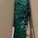 3 ft. Pre-Lit Fiber Optic Artificial PVC Christmas Tree Tabletop with Plastic Stand