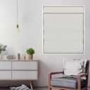 DEZ FURNISHINGS Cordless Blackout Roman Cellular Shade, 23" W x 72" H, Ivory