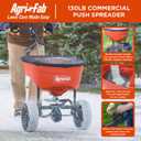 Agri-Fab 45-0548 130 lb. Commercial Push Spreader, Orange/Black