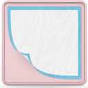 Pee Pad Tray Holder for Dogs - Fits Up to 25 x 25 in. Square Potty Training Pads No Spill Raised Lip High Edge Silicone Mat, Extra Thick and Non-Slip for Indoor Floor Protection (Large, Pink) | eenk