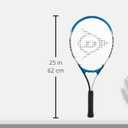 Dunlop Sports Nitro Junior Tennis Racket, 23" Length, White/Blue/Black